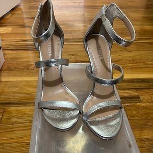 Silver High Heel From Express